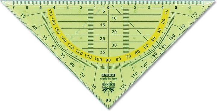 Actual product image Arda Geodriangle Elastika 14cm 3443 Light green transparent (14 cm)