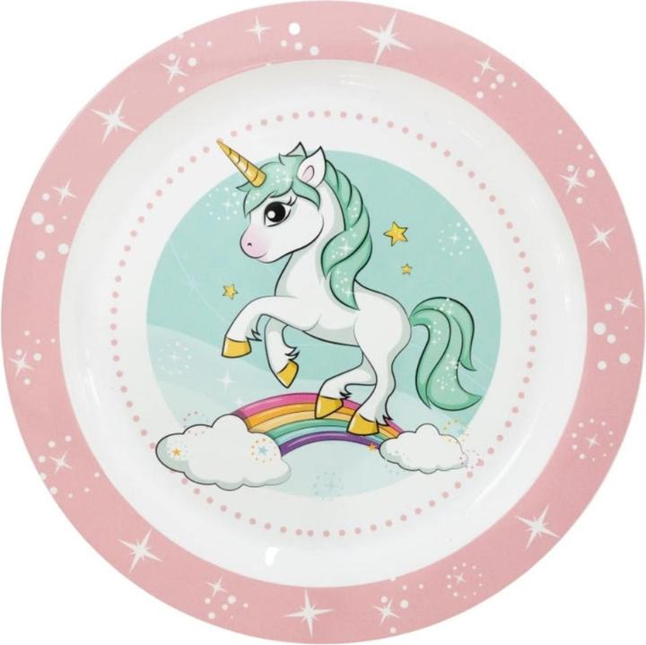 Produktbild Stor Einhorn Rainbow Kinderteller
