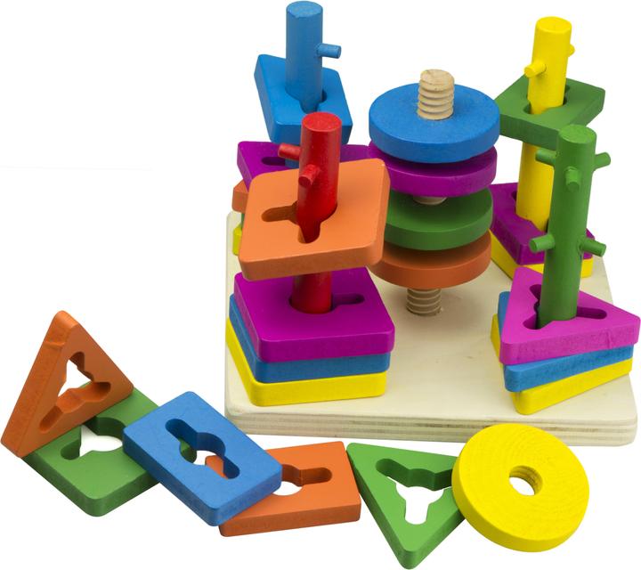 Immagine prodotto Nenurodyta Puzzle arcade in legno con 5 torri (25 pezzi)