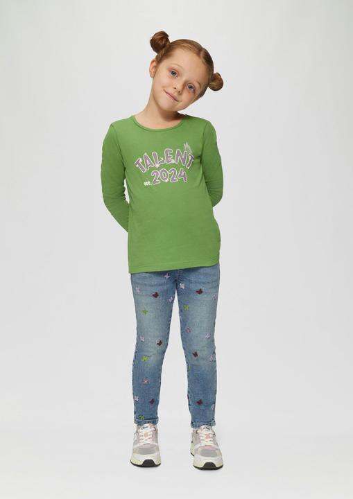Actual product image S.Oliver T-Shirt Langarmshirt mit Frontprint (140)