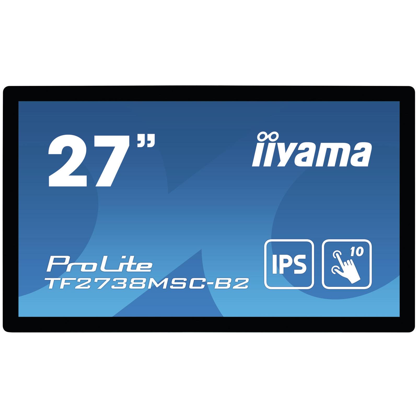 iiyama ProLite TF2738MSC-B2 (1920 x 1080 pixel, 27"), Monitor, Nero
