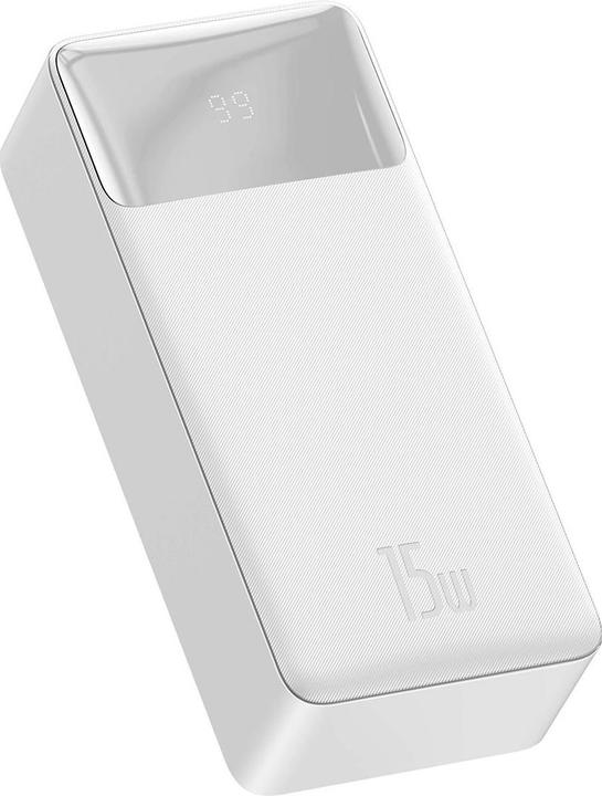 Immagine prodotto Baseus Powerbank Bipow 10000mAh, 15W (bianco) (10000 mAh, 15 W, 37 Wh)