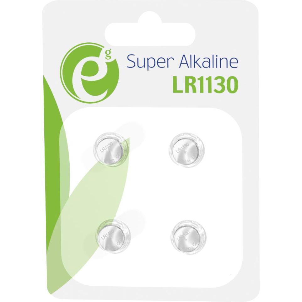 Gembird EG-BA-LR1130-01 (4 Stk., AG10, 45 mAh), Batterien + Akkus