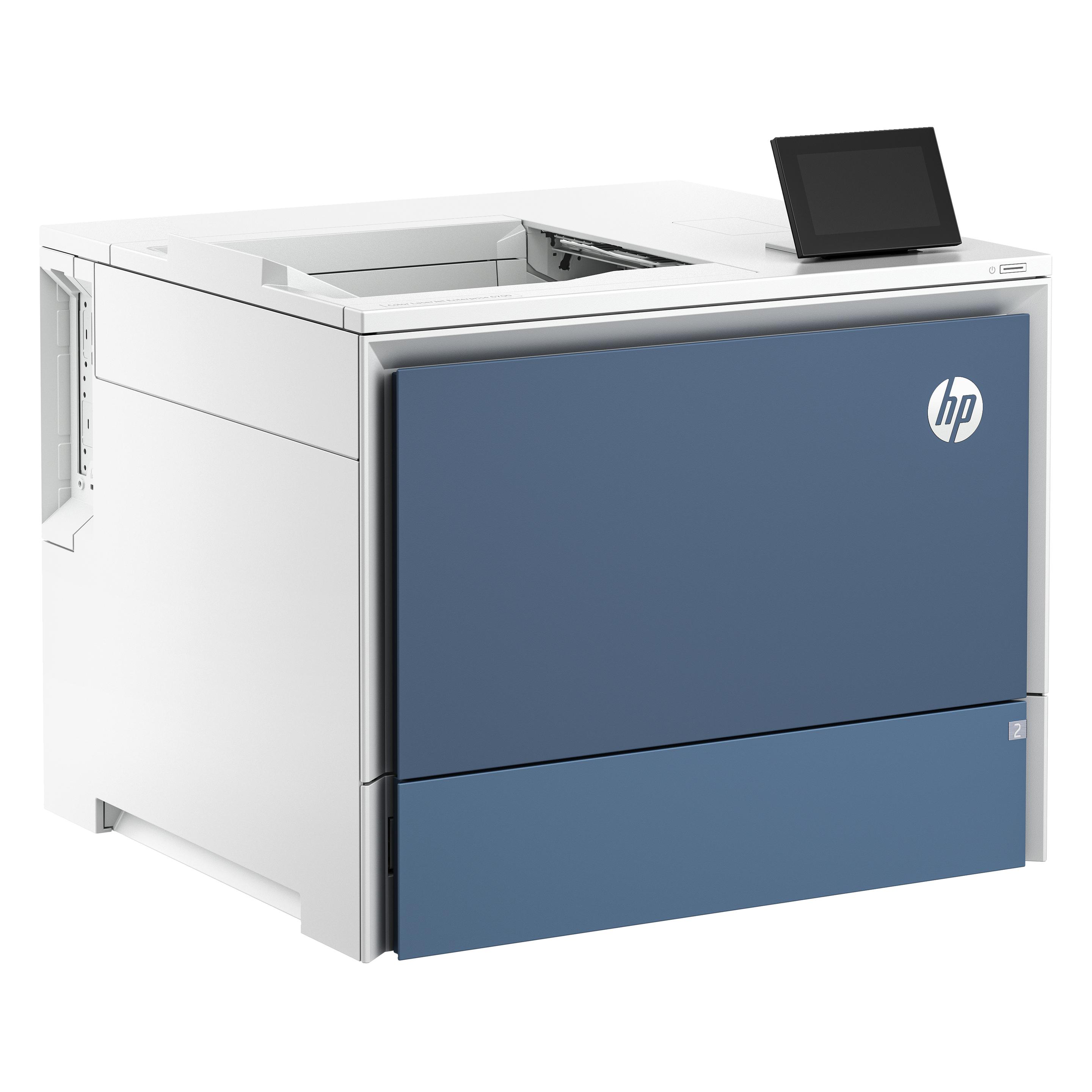 HP Color LaserJet ENT 6700DN (Laser), Drucker, Blau, Weiss