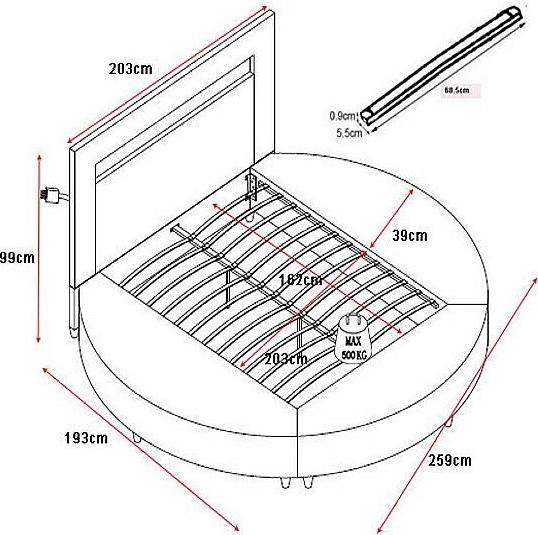 Image du produit Vente-unique Abulis (160 x 200 cm)