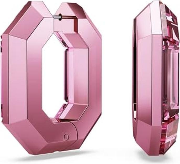 Image du produit Swarovski Boucles d'oreilles miniatures à cristaux octogonaux avec fermoir à charnière (Métal Swarovski)