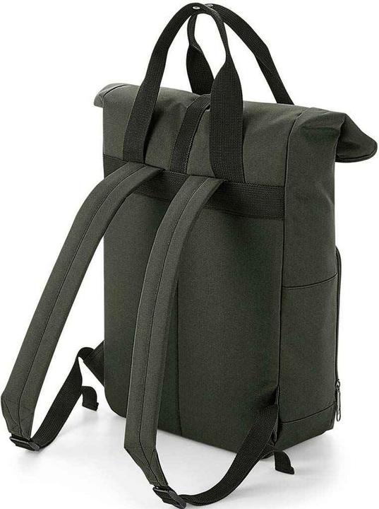 Actual product image Bagbase Unisex Adult Roll Top Twin Handle Backpack (14 l)