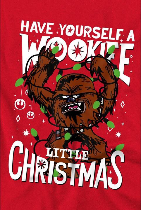 Produktbild Star Wars A Wookie Little Christmas TShirt (3XL)