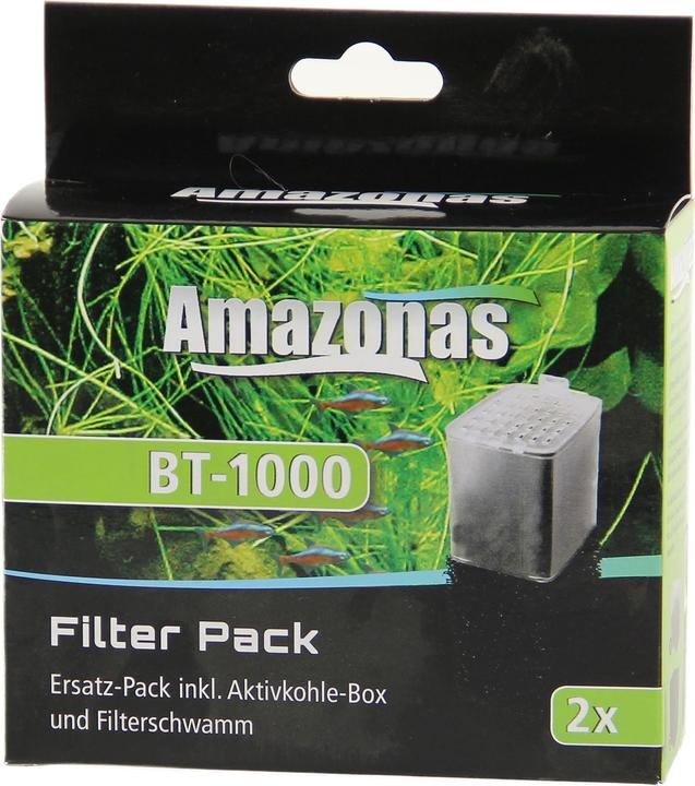 Amazonas World Filter & Kohleschwamm BTP-1000 2 Stück (360 l, Innenfilter, Meerwasser)