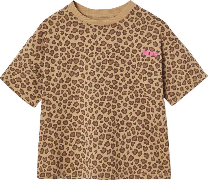 Actual product image Vertbaudet Bedrucktes Mädchen T-Shirt, leichte Oversized-Form