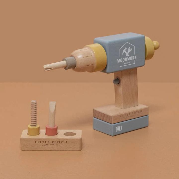 Produktbild Little Dutch Bohrmaschine aus Holz FSC