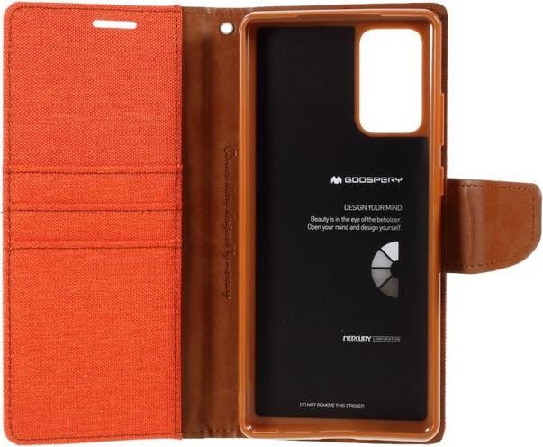 Actual product image Goospery Canvas Diary Series (Samsung Galaxy Note 20)