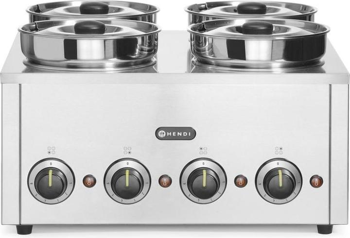 Hendi Thermal system, quadruple,, 16L, 220-240V/800W, 506x509x(H)298mm