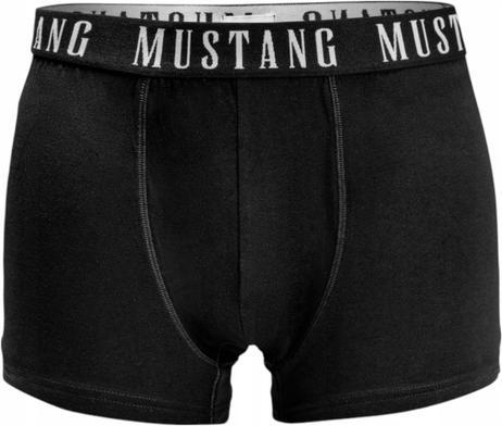 Actual product image Mustang Herren-Boxershorts, 2er-Pack, Schwarz (M, pack of 2)