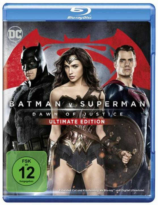 Batman v Superman: Dawn of Justice - Ultimate Edition (Blu-ray, 2016, Deutsch)