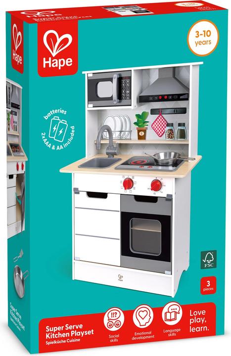 Actual product image Hape Super Serve Kitchen Playset