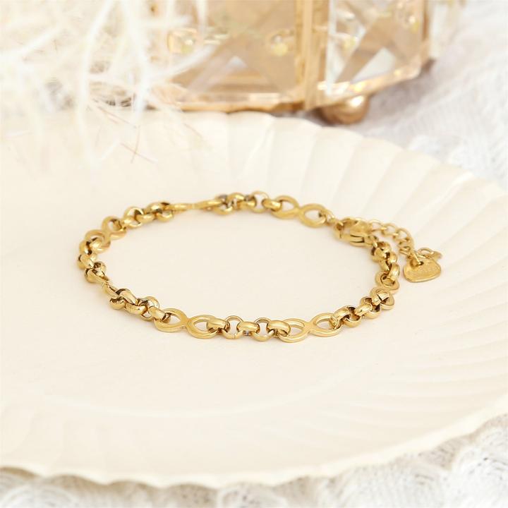 Immagine prodotto Made by Nami Infinity Armband (19 cm, Acciaio inossidabile)
