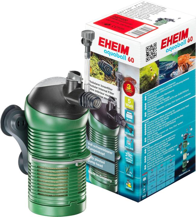 Actual product image Eheim Aquaball 2401 30-60l Internal filter (60 l, Internal filters, Fresh water, Sea water)