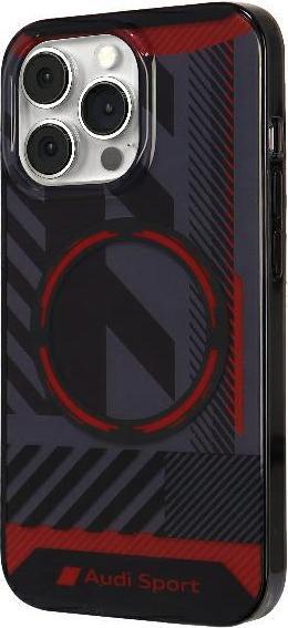 Actual product image Audi IML Sport MagSafe Case iPhone 13 Pro Max 6.7" czarny/black hardcase AU-IMLMIP13PM-RSQ/D2-BK (Apple iPhone 13 Pro Max)