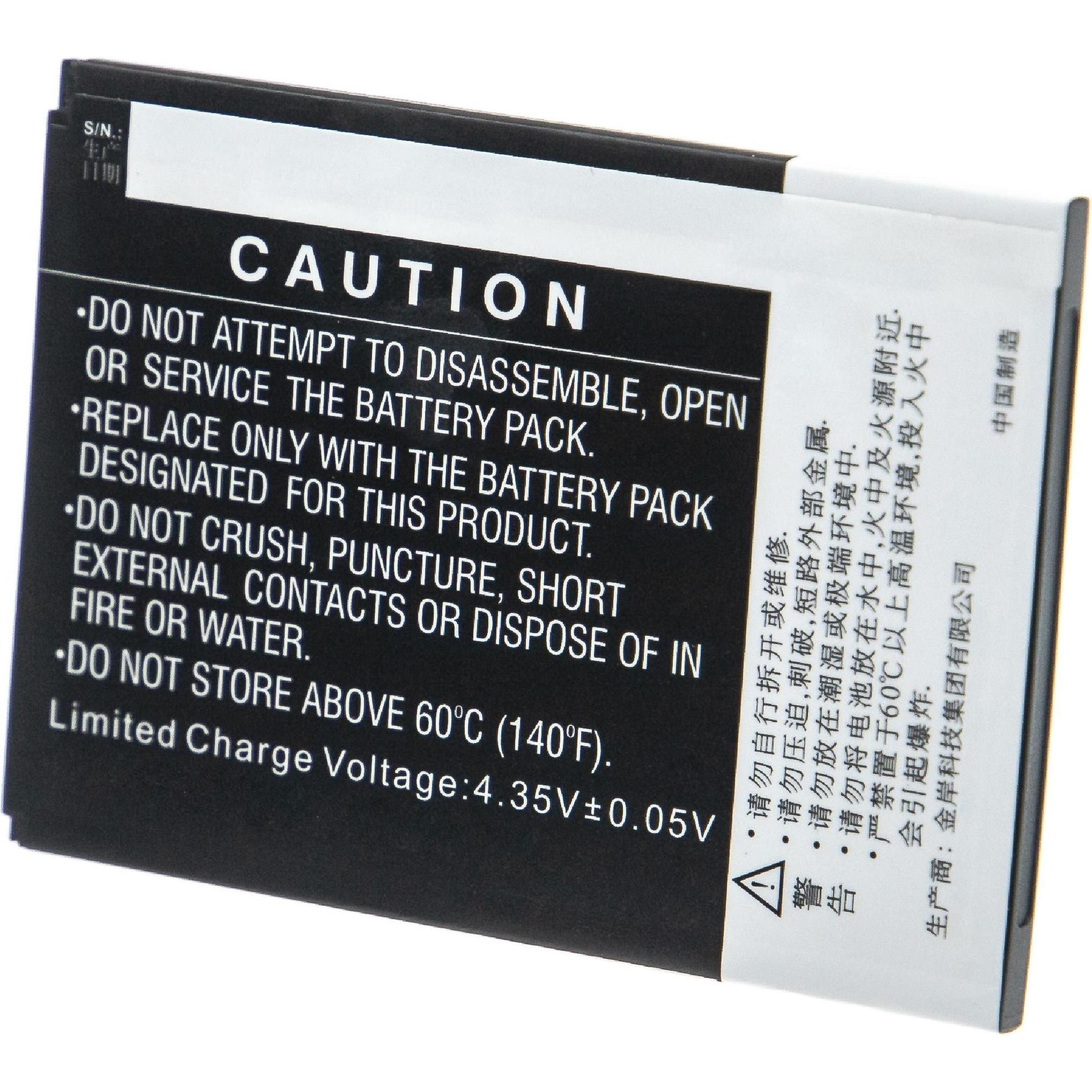 AccuCell Li-Ion-Akku - 2000mAh (3.8V) für Orange Reyo Handy, Smartphone, Telefon wie Li3720T43P4h825839 (Akku, Smartphon...
