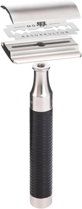 Immagine prodotto Mühle ROCCA, set da barba, 3 pezzi, pennello da barba con punta d'argento in tasso, HANDCRAFT, manici in