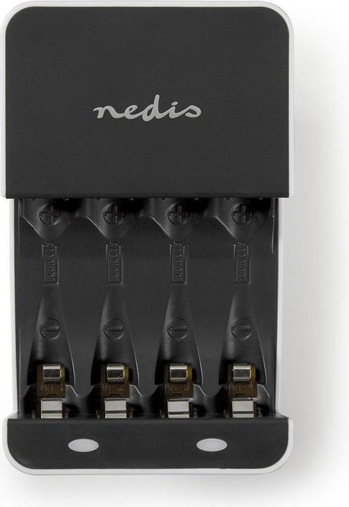 Produktbild JTI NiMH Akkuladegerät AA / AAA | 1,2 V DC | Erhaltungsladung | Euro / Typ C (CEE 7/16) | Batterietyp En (1 Stk., Akku)