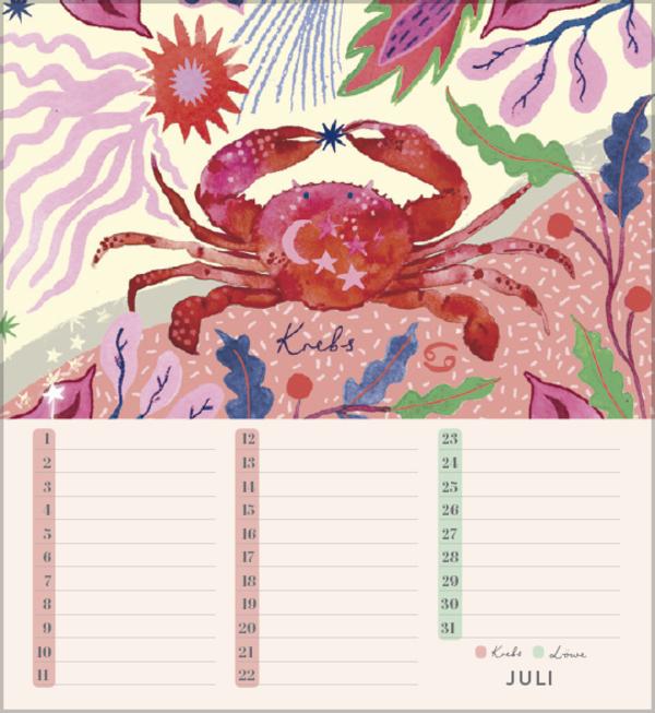 Produktbild Geburtstagskalender Sternzeichen