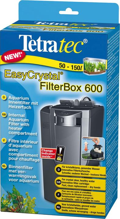 Tetra Filter EasyCrystal 600 (150 l, Innenfilter, Süsswasser, Salzwasser)
