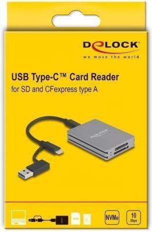 Produktbild Delock USB Type-C Card Reader (USB 3.2 Gen 2)