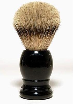 Actual product image Hans Baier Exclusive Hans Baier Shaving Brush Silver Point Black (Shaving brush)