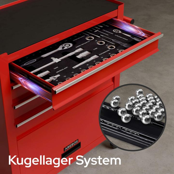 Produktbild Arebos Werkzeugwagen (4 x)