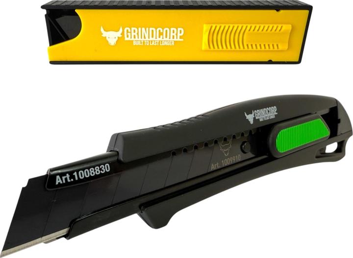 Actual product image Grindcorp Cuttermesser 18 mm Autolock universal ( 1008830 ) + 10 tlg. Abbrechklinge (Cutters)