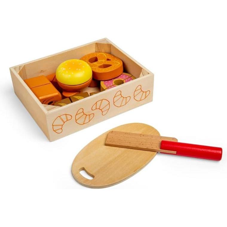 Bigjigs Holzkiste mit geschnittenem Brot (BJ487)