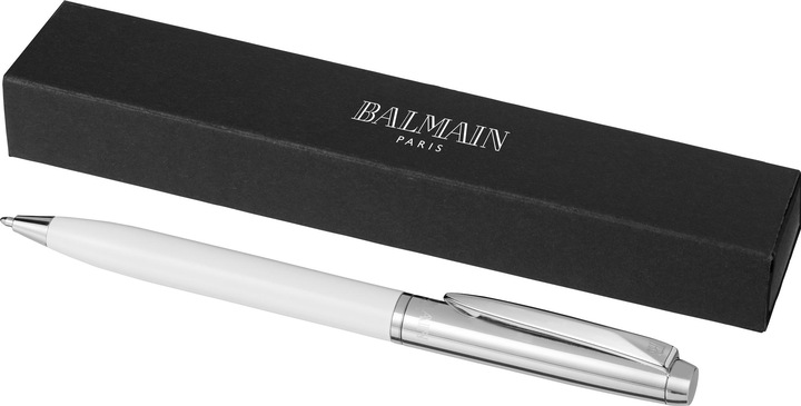 Produktbild Balmain Kugelschreiber Galathe (Weiss/Silber, Silber, Weiss)