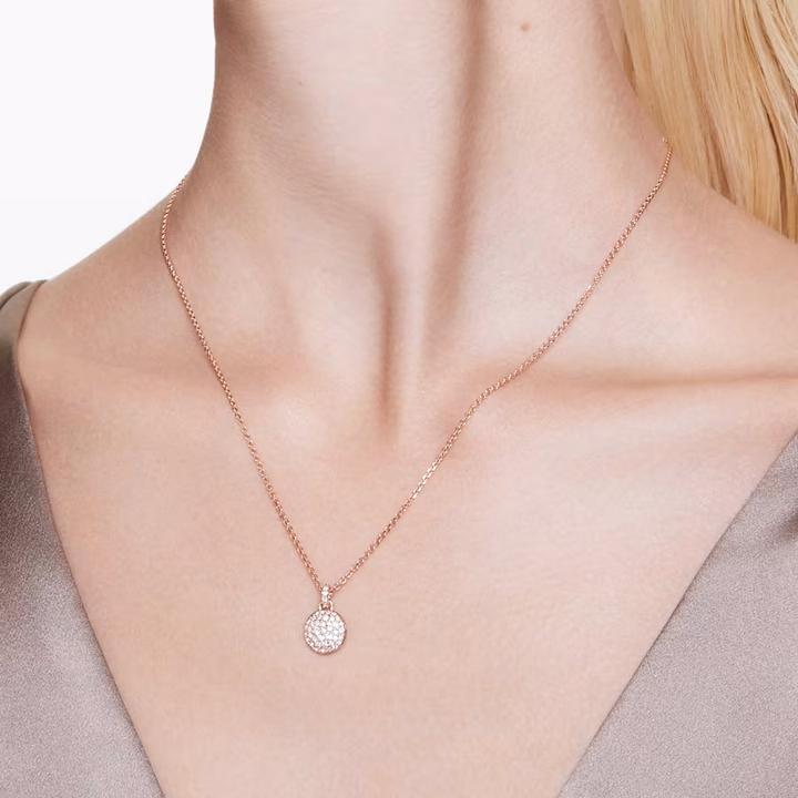 Immagine prodotto Swarovski Collana Meteora in oro rosa bianco (Metallo Swarovski, 40 - 47 cm)