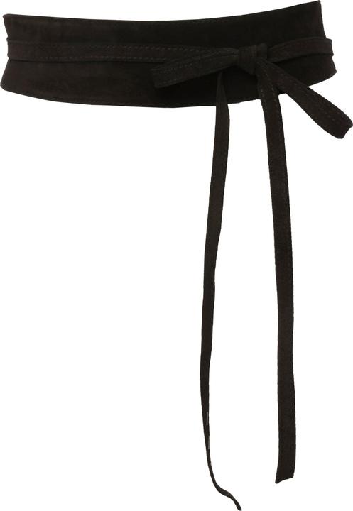 Produktbild Ulla Popken Leder-Bindegürtel, Veloursleder, Einheitsgrösse (One Size)
