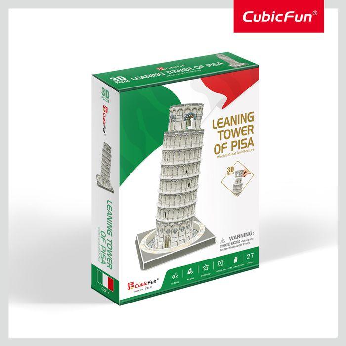 Image du produit Cubicfun Puzzle 3D La tour penchée de Pise (27 pièces)