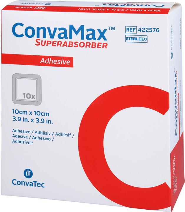 Immagine prodotto ConvaTec Superabsorber 10x10cm adhäsiv (10 x)