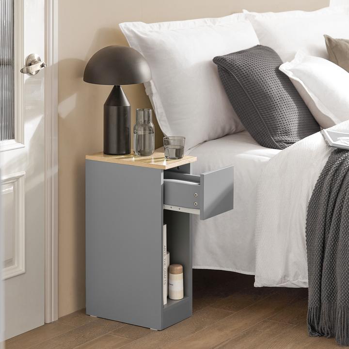Actual product image SoBuy Bedside table with drawer (20 x 60 x 35 cm)