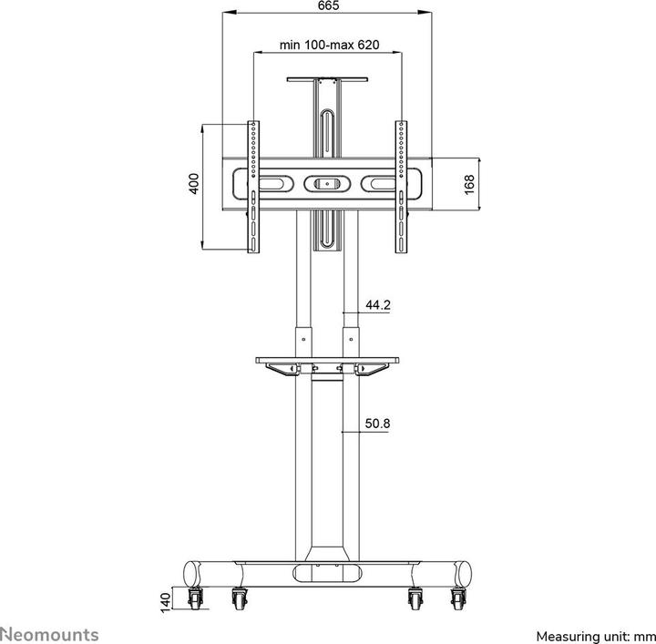 Image du produit Neomounts NM-M1700 (Universel, 75", 50 kg)