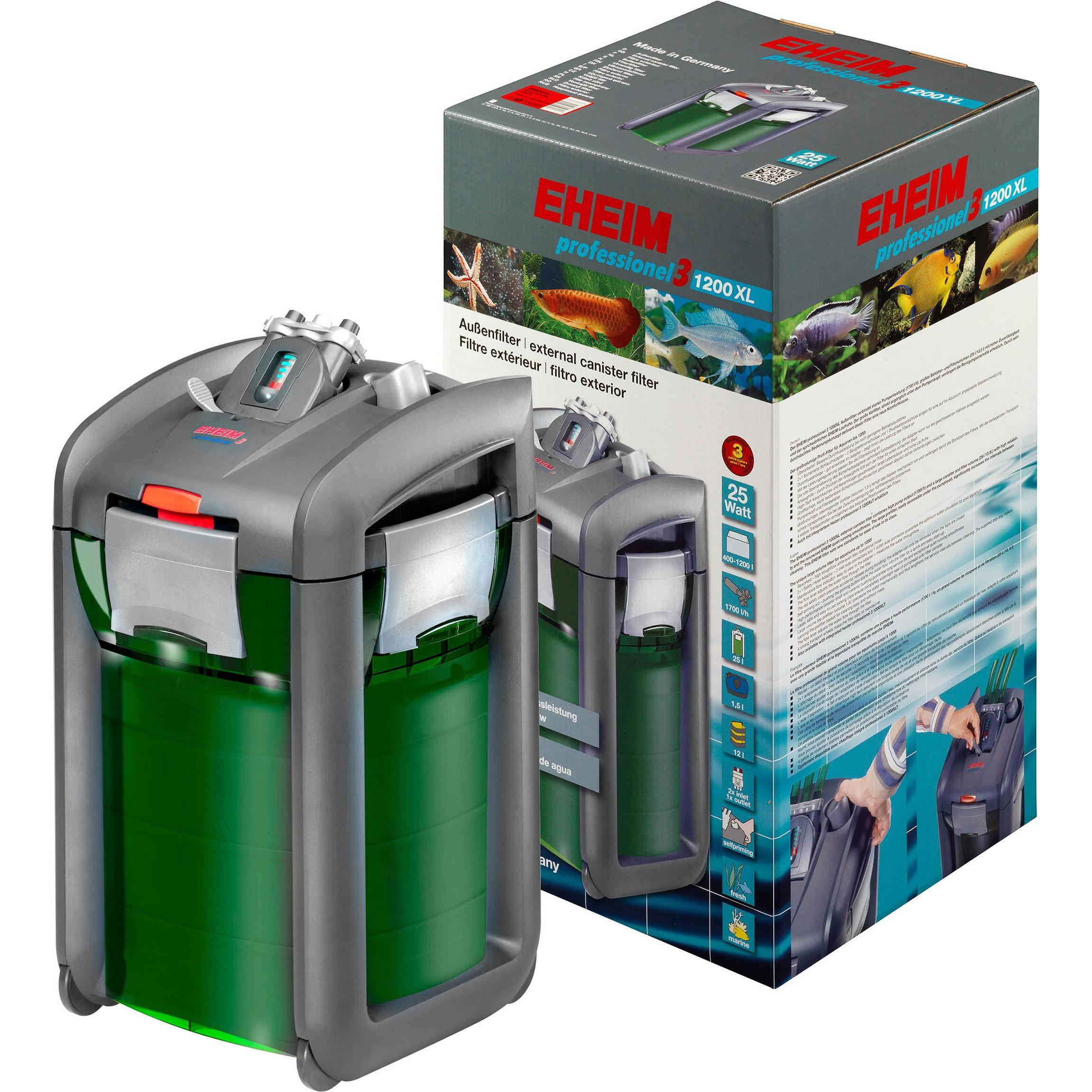 Eheim Professionel 3 (1200 l, Aussenfilter, Meerwasser, Süsswasser), Aquarium Filter