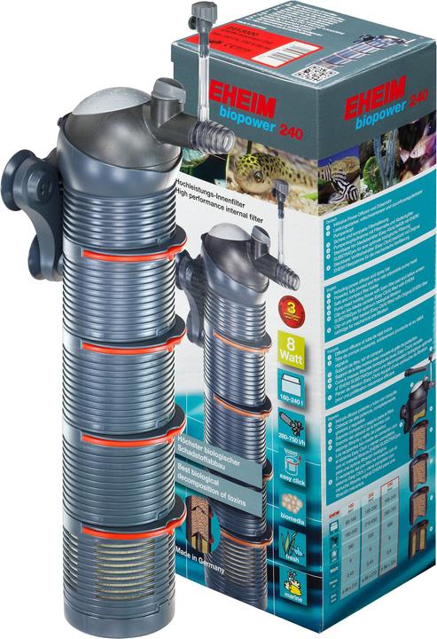 Image du produit Eheim Biopower 240+ médias (240 l, Filtres internes, Eau salée, Eau douce)