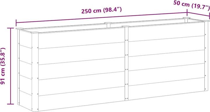 Produktbild vidaXL Garten-Hochbeet