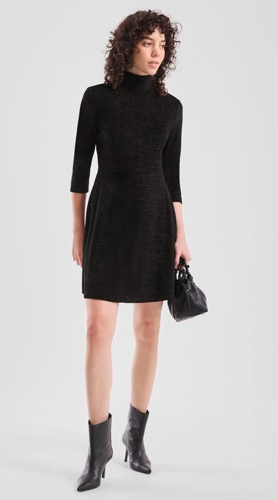 Image du produit s.Oliver Kleid Samtkleid mit Glitzer (M)