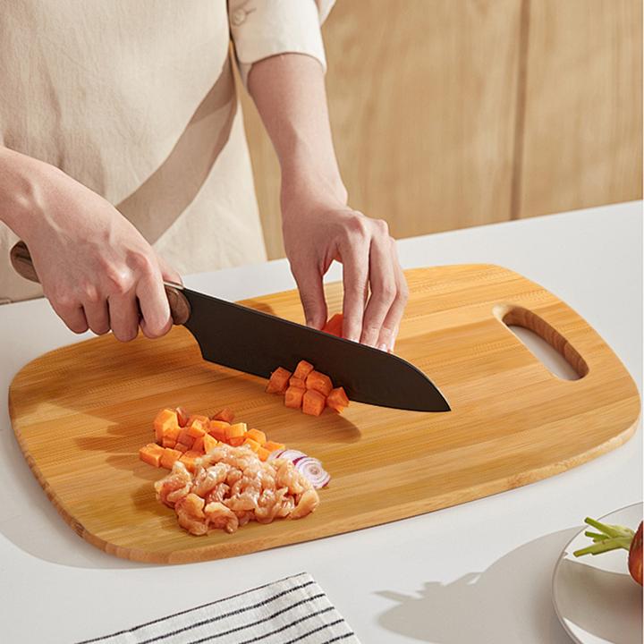 Actual product image Cheffinger Set of 3 bamboo chopping boards