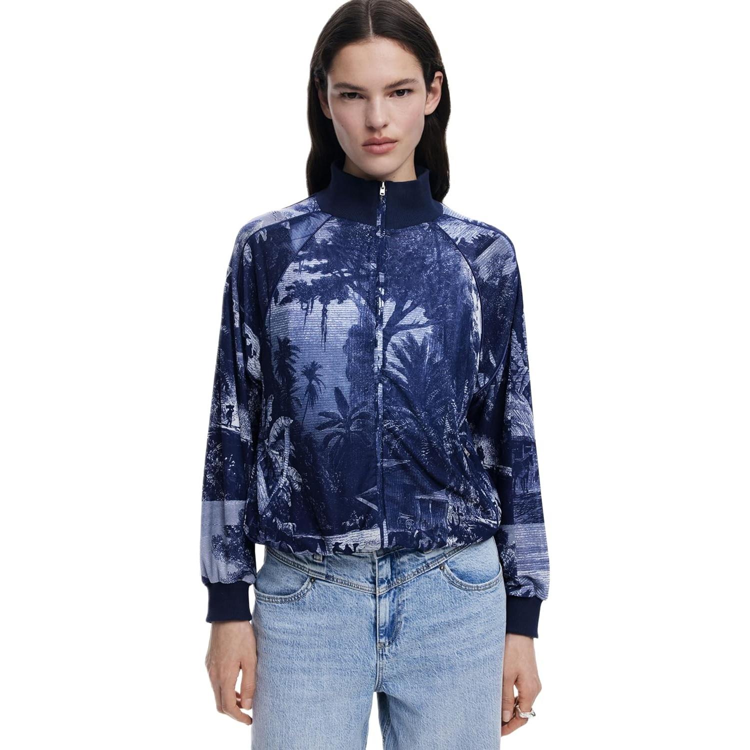 Desigual, Vrouwen, Springer, Lacroix, Blauw, (XS)