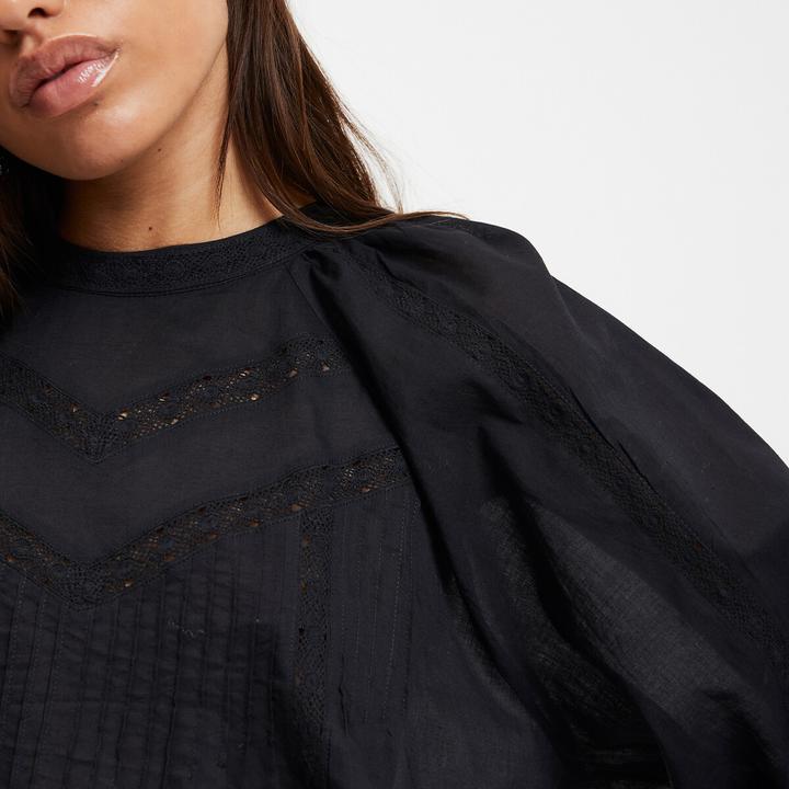 Actual product image La Redoute Collections Bluse mit Rundhalsausschnitt (XXL)