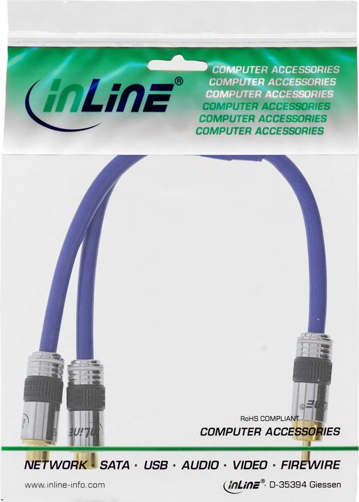 Produktbild InLine 2in1 (0.25 m, Cinch)
