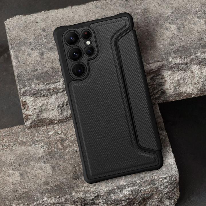 Actual product image OEM Book case RAZOR Book for SAMSUNG A35 5G black (Samsung Galaxy A35)