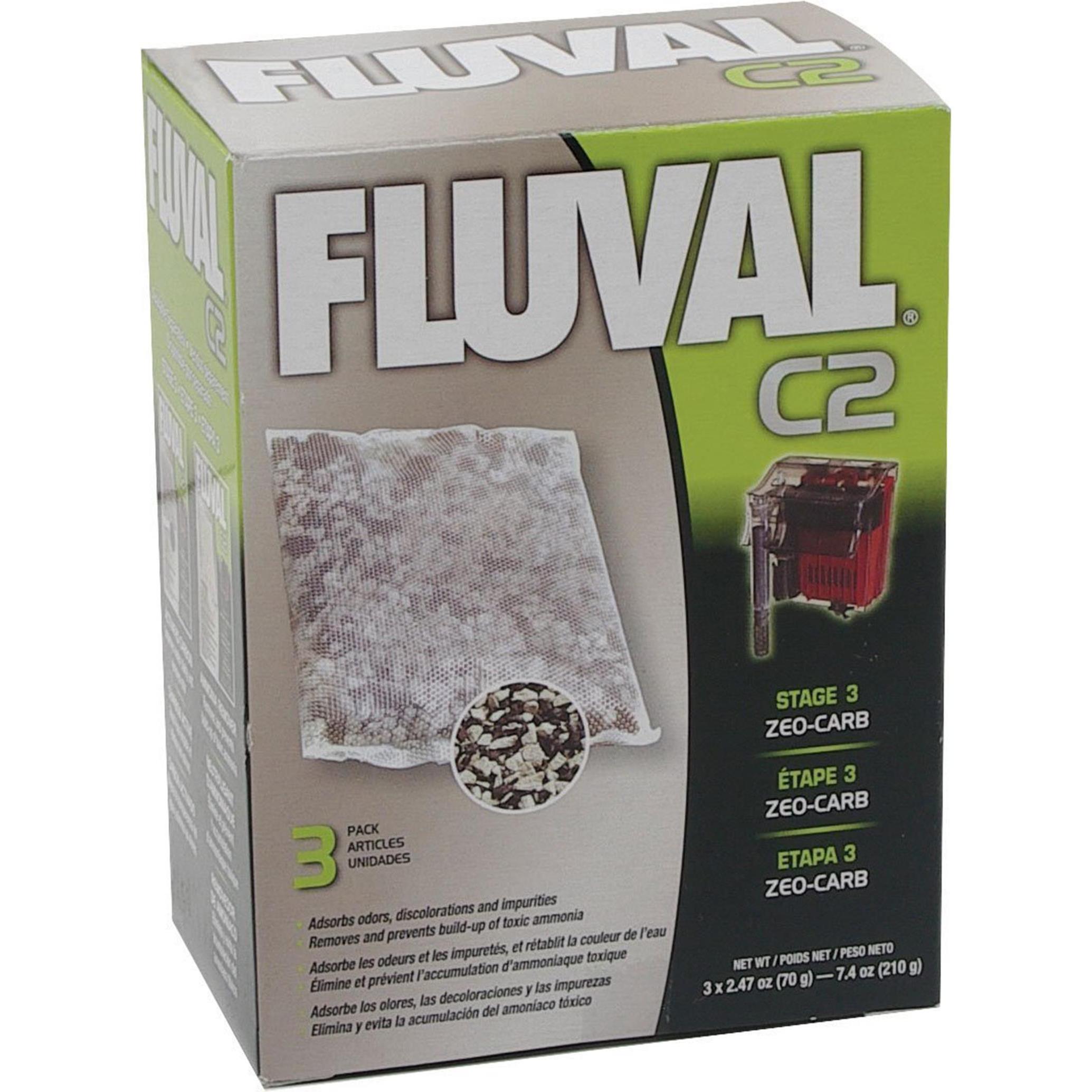 Fluval C2 Zeo-Carb 3x70g, Aquarium Filter